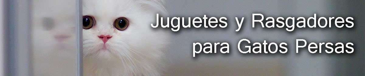 juguetes y rasgadores para un gato persa